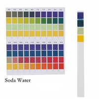 Bandelettes de test pH acide-base quatre couleurs 0-14, précision 0,5, pour laboratoire scientifique