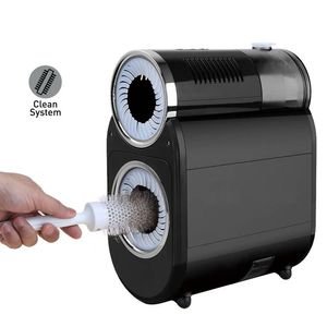 Máquina Limpiadora de Cepillos de Pelo Eléctrica Negra, Herramienta Portátil de Limpieza a Vapor para Cepillos de Salón - Product Image 2