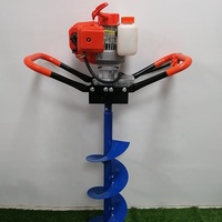 Machine de forage terrestre au prix d'usine / Mini tarière manuelle / Machine de terrassement manuelle