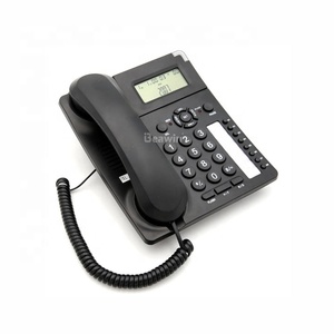 Beawin moule privé téléphone fixe à deux lignes avec écran LCD tête haute et fonction de conférence téléphonique à trois voies analogique de bureau - Product Image 5