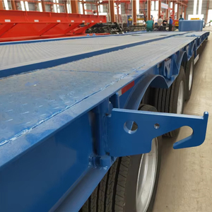 China 120 Tons Steel Folding <strong>Gooseneck</strong> Low Bed Semi <strong>Trailer</strong> 3 Axles Good Quality Truck <strong>Trailer</strong> - Product Image 5
