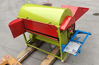 Machine Professionnelle Agricole : Mini Batteuse à Riz à Moteur Essence, Fonction de Décorticage et de Battage pour Paddy