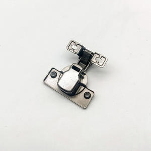 Charnière de meuble traditionnelle à bras court en acier au carbone, installation semi-encastre, durable, installation facile, angle d'ouverture de 90° pour - Product Image 1