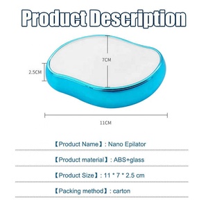 Nano <span class=keywords><strong>cristal</strong></span> épilateur dépilatoire <span class=keywords><strong>gomme</strong></span> homme femmes épilation <span class=keywords><strong>gomme</strong></span> indolore Depil Hop pierre épilation corps exfoliant - Product Image 4