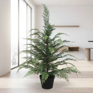 Alberi di Cedro Artificiali Resistenti ai Raggi UV da 60 cm, Decorazioni Natalizie, <span class=keywords><strong>Piante</strong></span> in Vaso per Portico, Soggiorno, Ufficio - Product Image 5