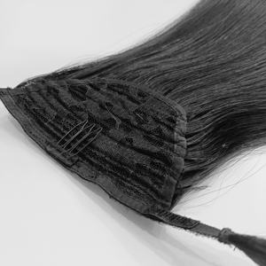 Cheveux russes Toop Queues <span class=keywords><strong>de</strong></span> <span class=keywords><strong>cheval</strong></span> Cheveux humains Casque naturel <span class=keywords><strong>Queue</strong></span> <span class=keywords><strong>de</strong></span> <span class=keywords><strong>cheval</strong></span> Extensions <span class=keywords><strong>de</strong></span> cheveux - Product Image 5