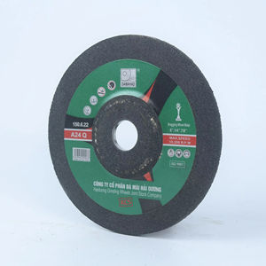 Disque abrasif en oxyde d'aluminium de 180 mm en gros, haute abrasion, rond, fournisseur OEM du Vietnam pour les applications de meulage - Product Image 1