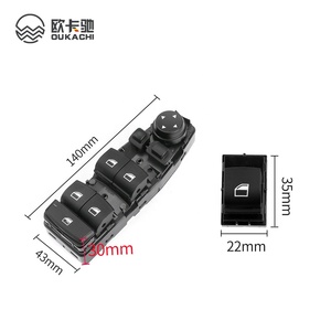 Interruptor de ventana del lado del conductor para BMW 5 Series 6 Series GT Sedan F10 X3 F25 F11, interruptor elevador de ventana del conductor delantero izquierdo - Product Image 5