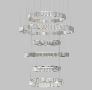 Contemporain américain <span class=keywords><strong>de</strong></span> <span class=keywords><strong>luxe</strong></span> style lustre décoratif en cristal - Product Image 3