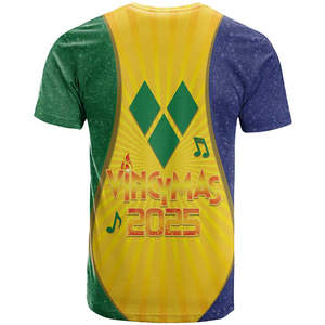 Camiseta SVG Vincy Mas, Carnaval Nacional de San Vicente y las Granadinas, Feliz Día de la Independencia el 27 de <span class=keywords><strong>octubre</strong></span> de 2026 - Product Image 2