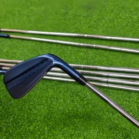 Ensemble de fers de golf unisexe BLUE 790 pour droitiers, 4 pièces, en acier inoxydable, flex rigide, poignée en caoutchouc, durable, personnalisable, moulé sous pression