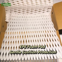 Coussin en mousse EPE sur mesure avec filet pour doublure de caisse à fruits