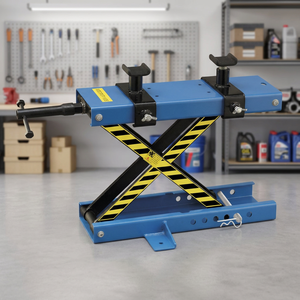 Ciseaux élévateurs pantographes FERVI pour motos, capacité 400 kg, hauteur de levage 95-400 mm, poids 15,03 kg - Product Image 3
