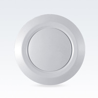 Ventilation d'air conditionné Ventilations Cvac Diffuseur Entrée Valve d'air Persiennes Bureau Sous-sol Matériau ABS Durable Installation facile