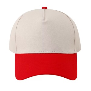 Toptan Yüksek Kaliteli İki Renkli Sportif Unisex Beyzbol Şapkası Organik 3D İşlemeli Logo Özel 5 Panel Boş Çerçeveli Beyzbol Şapkası - Product Image 6