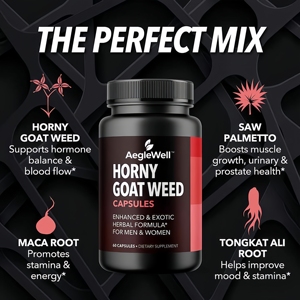 エーグルウェルプライベートラベルのゴートウィードサプリメントは、エネルギーを提供し、持久力を向上させ、男性にも女性にも適しています。 - Product Image 3