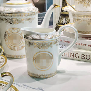 Service de table de luxe nordique en porcelaine fine de 15 pièces, ensemble de tasses et soucoupes en céramique pour café, vente en gros - Product Image 3