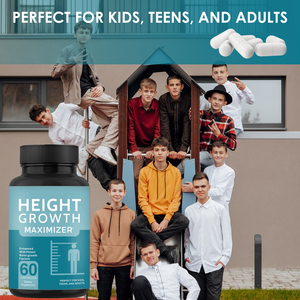 อาหารเสริมเพิ่มความสูง OEM ODM สูตรเร่งการเจริญเติบโตสูงสุด แคปซูลเพิ่มความสูงสำหรับผู้ใหญ่และเด็ก - Product Image 4