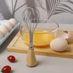 Frusta Manuale Ecologica in Acciaio Inox, Utensile da Cucina per Bambini, Strumento per Mescolare e Sbattere Uova e Crema per Pasticceria - Product Image 5