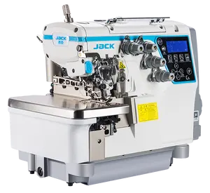 JACK Chinese Brand C6 Digitalized Overlock Machine With Automatic Thickness Adjustment High Quality