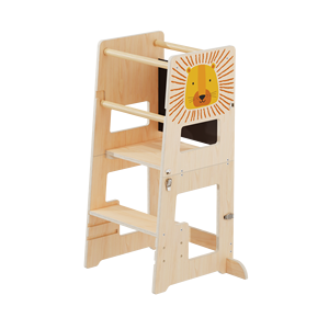 Tabouret de cuisine Montessori pour enfants, <span class=keywords><strong>tour</strong></span> d'apprentissage, chaise <span class=keywords><strong>à</strong></span> hauteur réglable, <span class=keywords><strong>tour</strong></span> d'apprentissage pliable pour enfants - Product Image 2