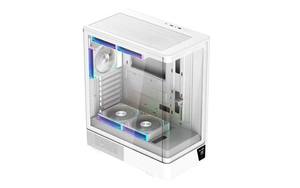 Boîtier <span class=keywords><strong>PC</strong></span> de jeu MATX LY Best Sell avec écran LCD, en verre trempé <span class=keywords><strong>panoramique</strong></span>, pour processeur, refroidissement et design élégant - Product Image 2