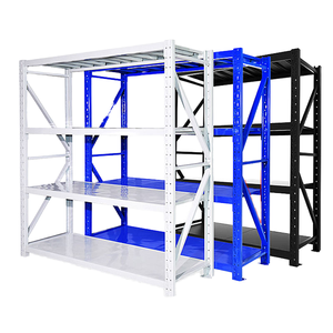 Estantería Metálica de 3 Niveles sin Pernos para Almacenamiento en Almacenes, con Capacidad de Carga de 500 kg, Unidad de Estanterías Metálicas Resistentes para Garaje, Almacén y Hogar - Product Image 1