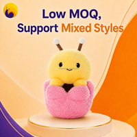 En stock : Peluche abeille douce, poupée fleur, faible MOQ, styles variés, livraison rapide. Fournisseur en gros pour la vente au détail et les cadeaux, animaux en peluche en vrac.