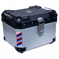 Superbe boîte arrière de moto en alliage d'aluminium 45L à dégagement rapide, étanche, antivol et antichoc – Édition Spéciale Septembre