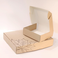 Boîte d'expédition pliable en carton recyclé personnalisée de haute qualité avec logo imprimé, emballage cadeau de marque, gaufrage unique, vente en gros
