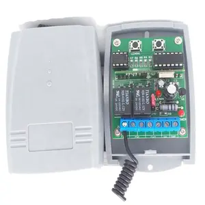 12V 24V 433mhz ricevitore Rolling Code fisso cancello del Garage interruttore di controllo remoto modulo di ricezione RF ricevitore porta del Garage Wireless