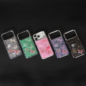 เคสใสวิบวับลายผีเสื้อ 3 มิติ จากผู้ผลิตโดยตรง สำหรับ iPhone 12 13 14 15 16 17 Pro Max ขายส่ง OEM - Product Image 6