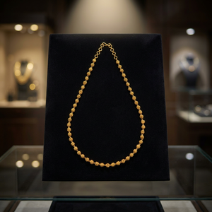 Collier en alliage de cuivre doré antique, motif géométrique tendance avec chiffres, style religieux classique, idéal pour les fêtes - 177837 - Product Image 3