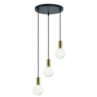 Lustre d'intérieur nordique de luxe à 3 têtes, luminaire suspendu moderne pour salon, escalier, hall d'hôtel