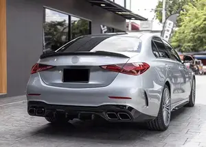 ชิ้นส่วนรถยนต์สําหรับ W205 W206 อัพเกรด C63 AMG สไตล์ BODY KIT สําหรับ MERCEDES BENZ C-CLASS 22 + W206