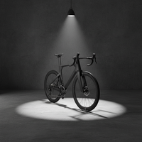 Vélo de route aérodynamique en fibre de carbone KOZO, vente en gros directe d'usine, 700C, frein à disque hydraulique 105, vélo de course OEM