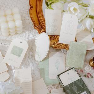 <b>Boxed</b> Loose Leaf <b>Writing</b> Paper Notepads-'All Things Forest' Series-Vintage Journaling Message & Note Base Paper-6 Styles - Product Image 4