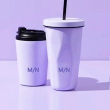 Vaso de Viaje Personalizado de Doble Pared de 12 oz, Recubierto en Polvo, de Acero Inoxidable, para Café, Té, Leche, Cerveza, Taza Aislada - Product Image 2