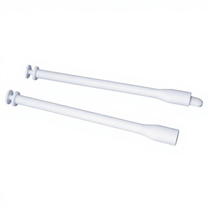Applicateur vaginal jetable en plastique pour pommades et crèmes, avec diamètre et capuchon à vis, vente en gros usine - Product Image 1