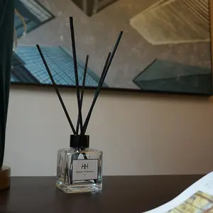 Difusores de aroma de palheta perfumada, decorativa com design de óleo com caixa de papel