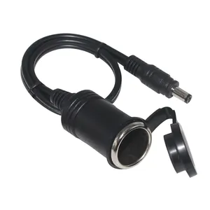 Car Cigarette Lighter Socket Cable Car Accessories Ignition Power Adapter Wire DC Plug for Car Air Pump Refrigerator