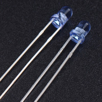 Diode LED jaune à trou traversant de 3 mm, mini-indicateur compact pour appareils électroniques, connecteur PCB, 5-8V, garantie 3 ans, dimmable