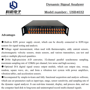 Dinamik Sinyal Analizörü Veri Toplama DAQ 32 Kanallı 24 Bit 128kHz Sensör Veri Analizi için Örnekleme Hızı Dinamik Tepki - Product Image 3