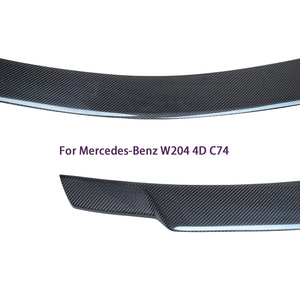 For C-Class W204 4Door C74 Style Carbon Fiber Rear Spoiler Trunk Wing 2007-2014 - Product Image 3
