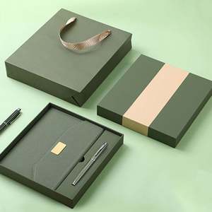 Cuadernos al por Mayor, Libretas con Logotipo Personalizado, Blocs de Notas A5, Cuaderno de Cuero PU con Logotipo Personalizado, Juego de Regalo con Bolígrafo - Product Image 5