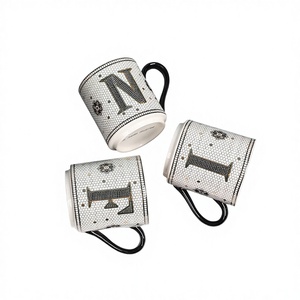 Tazas <span class=keywords><strong>de</strong></span> Café <span class=keywords><strong>de</strong></span> Porcelana Ecológicas con Diseño <span class=keywords><strong>de</strong></span> Alfabeto, Alta Calidad, Aptas para Lavavajillas y Microondas, para el Hogar, la Escuela y el Uso Diario - Product Image 3