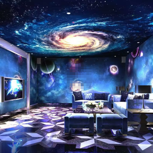 Cosmic Starry Sky Techo 3D Wallpaper Sticker Papel de pared para club nocturno - Product Image 4