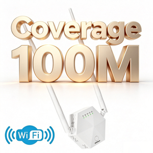 Ripetitore WiFi 300Mbps per Interni/Esterni 5GHz 2.4GHz IP 4G 3G con 2 Antenne da 7dBi, Porta <span class=keywords><strong>Ethernet</strong></span>, Copertura 100M - Product Image 1