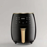 Friteuse à air sans huile YC Wholesale, contrôle numérique à une touche, préréglages pour poulet, appareil de cuisine domestique