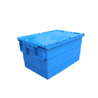 Boîte de manutention jumbo empilable et emboîtable, caisses en plastique avec capacité de charge de 15 à 50 kg et épaisseur de 2 mm